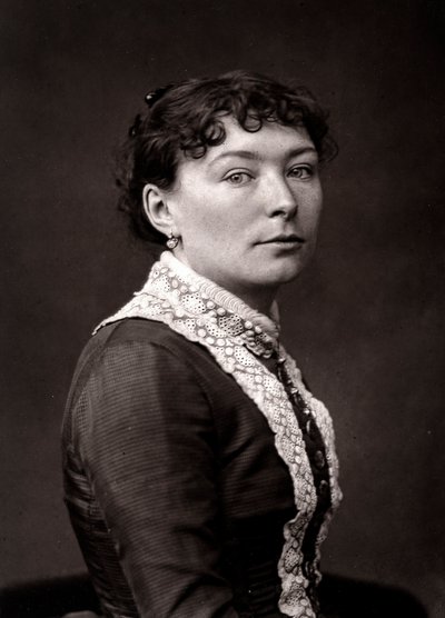 Naistaiteilija Virginie-Elodie Demont-Breton, joka esitettiin Pariisin salongissa vuonna 1883 tekijältä Unknown