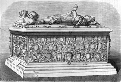 Kaarle Burgundin herttua (1433-1477) hauta. tekijältä Unknown artist