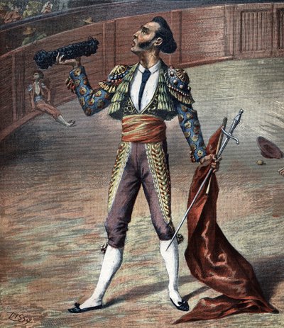 Toreador-asu vuodelta 1892. tekijältä Unknown artist