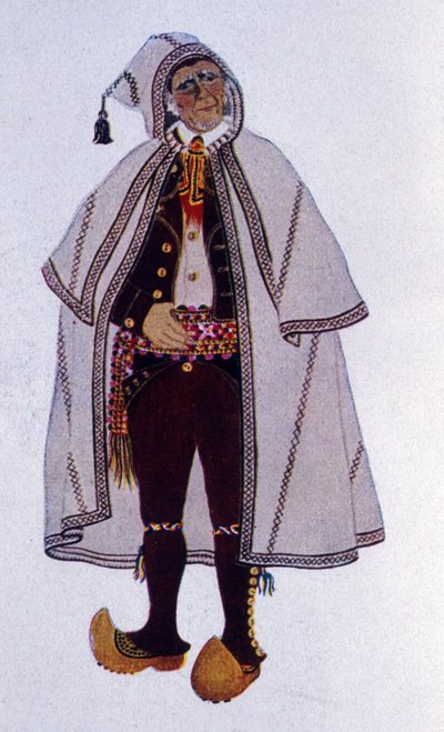 Labasseren perinteinen paimenasu, Bearn tekijältä Unknown artist