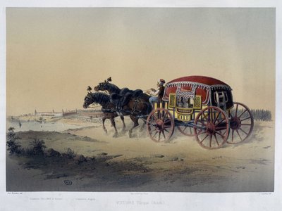 Turkkilainen vaunu - 1800-luku, jKr tekijältä Unknown artist