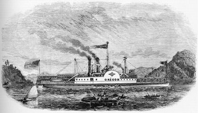 Yhdysvaltojen historia: Oregon (kaiverrus) tekijältä Unknown artist