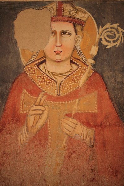 Seinäfresko San Zeno Maggioressa. Verona tekijältä Unknown artist