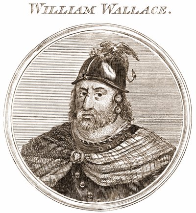 William Wallace. Scottish Chef 1270-1305. Kaiverrus 1800-luvulta tekijältä Unknown artist