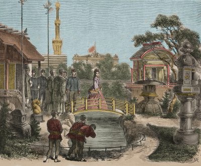 Maailmannäyttely 1873 Wien Itävallassa - Wienin yleisnäyttely - Franz Joseph I Itävalta ( tekijältä Unknown artist