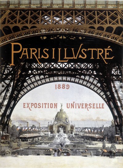 Maailmannäyttely Pariisissa vuonna 1889 "" Pariisin kuvitetussa "". tekijältä Unknown artist