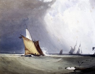 Jahdit merellä, 1800-luvun loppu tekijältä Unknown artist