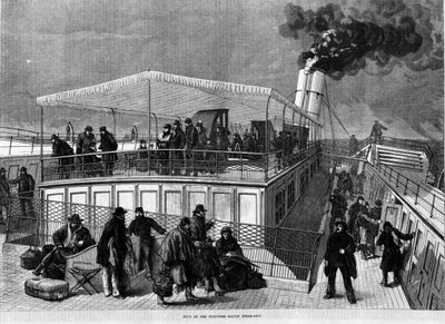 Henry Bessemerin (1813-1898) merisairautta vastaan suunnittelema vene. tekijältä Unknown artist