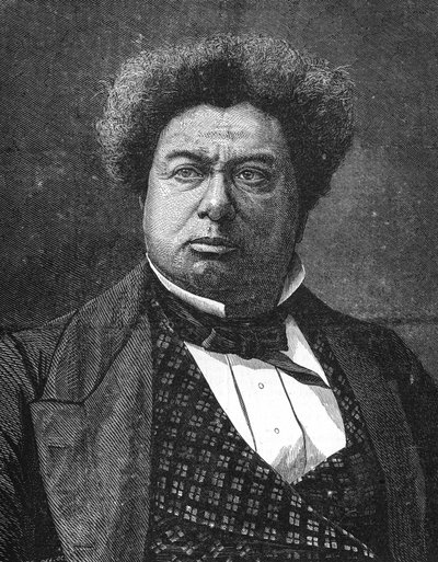 muotokuva Alexandre Dumasin isä. Ranskalainen kirjailija ja näytelmäkirjailija (1802-1870). tekijältä Unknown artist