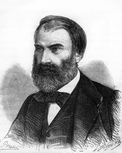 Eugène Pelletanin muotokuva. Ranskalainen poliitikko (1813-1884). tekijältä Unknown artist