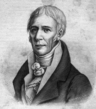 Jean Baptiste Lamarckin (1744-1829) muotokuva. - teoksessa "" Les Contemporains"", n.d. 1800-luvun lopulla. tekijältä Unknown artist