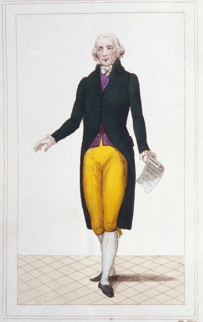 Jean Marie Roland de La Platièren muotokuva ranskalaisen poliitikon (1734-1793) kaiverrus vuodelta 1830. tekijältä Unknown artist