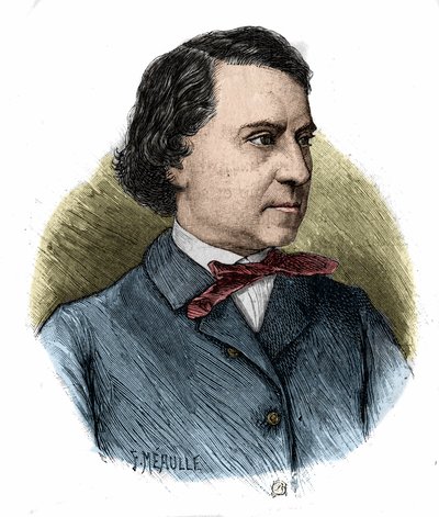muotokuva Louis Blancista, ranskalaisesta poliitikosta ja historioitsijasta (1811-1882). tekijältä Unknown artist