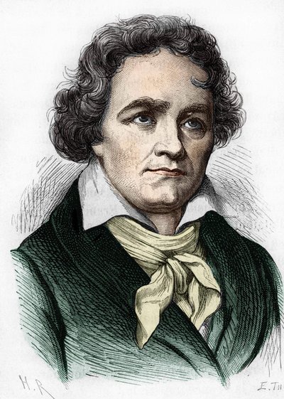 Ludwig van Beethovenin muotokuva. Saksalainen säveltäjä (1770-1827). tekijältä Unknown artist