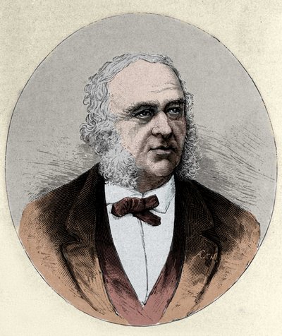 muotokuva Paul Brocasta (1824-1880), ranskalaisesta kirurgista ja antropologista. tekijältä Unknown artist