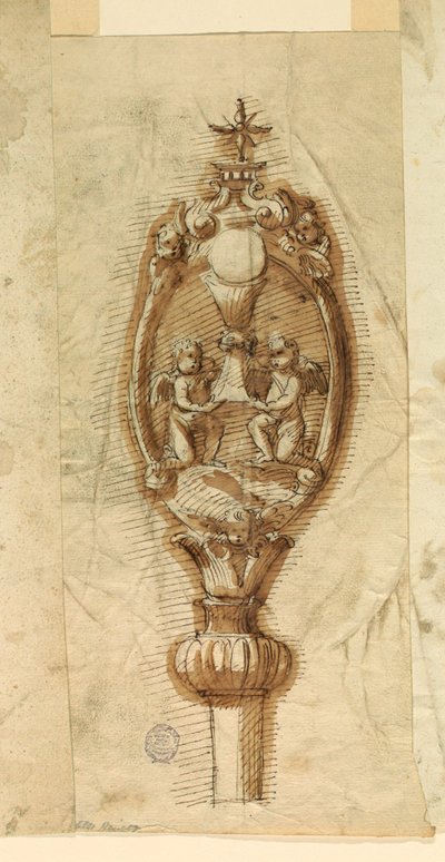 Piirros, Kulkuseitin vaakuna, 1600-1650 tekijältä Unknown artistUnknown artist