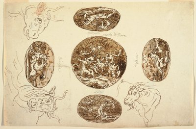 Piirustus, Jupiterin tekoja, kattoa varten, 1812 tekijältä Unknown artistUnknown artist