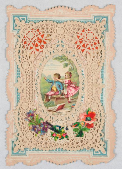 Tervehdyskortti (Englanti tai Yhdysvallat), 1870-80 tekijältä Unknown artistUnknown artist