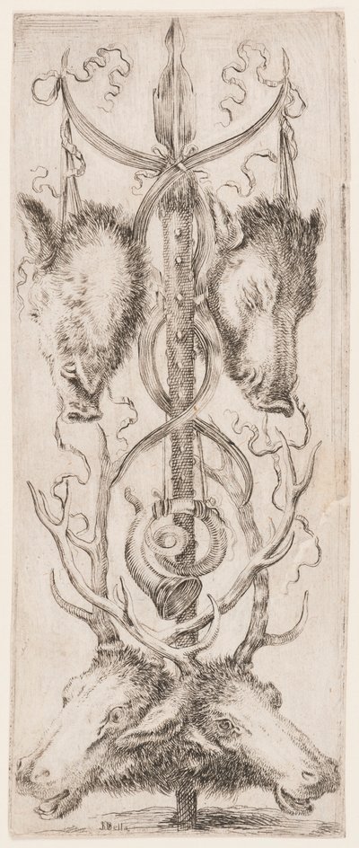 Vedos, Ornamentit tai groteskit (Groteskiornamentti), n. 1653. tekijältä Unknown artistUnknown artist