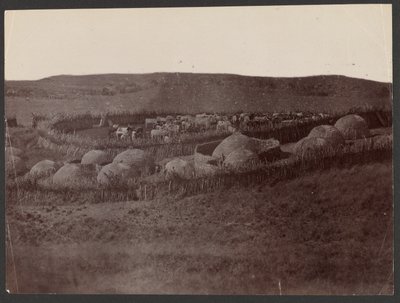 A Kraal, zulujen maa tekijältä Unknown artist