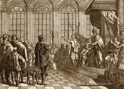 CHARLES V:n luopuminen tekijältä Unknown artist