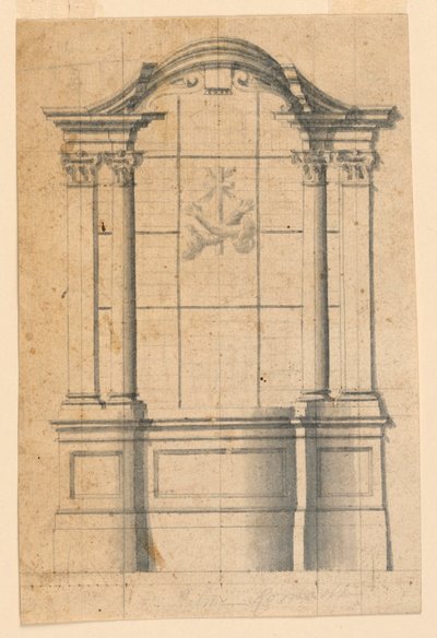 Aedicule vaakunalla tekijältä Unknown artist