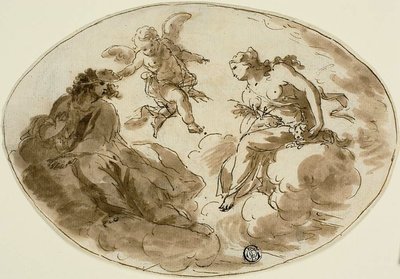 Allegoria naamioituneen hahmon kanssa tekijältä Unknown artist