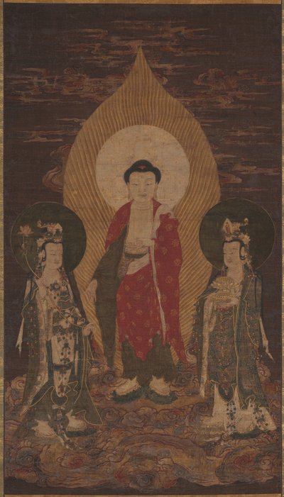 Amitābha Triad tekijältä Unknown artist