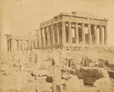 [Parthenonin kulmikas näkymä] tekijältä Unknown artist