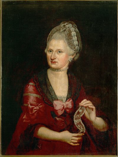 Anna Maria Mozart, noin 1770 (öljy kankaalle). tekijältä Unknown artist