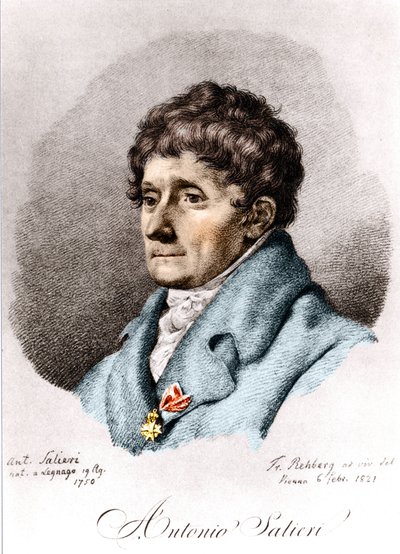 Antonio Salieri, italialainen säveltäjä ja kapellimestari (Legnago tekijältä Unknown artist