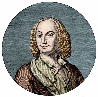 Antonio Vivaldi (1678-1741), italialainen säveltäjä. tekijältä Unknown artist