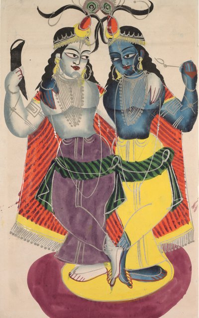 Balarama ja Krishna tekijältä Unknown artist