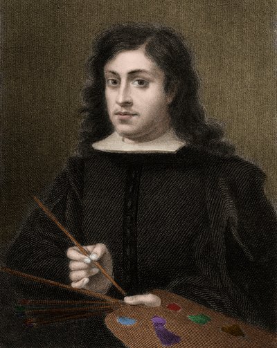 Bartolome Esteban Murillo c1618-1682 - kaiverrus - 1800-luku tekijältä Unknown artist