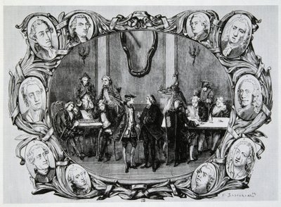 Café Procope Pariisissa 1700-luvulla Buffonin, Gilbertin, Diderot