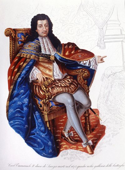 Charles Emmanuel II (1634-1675), Savoian herttua. tekijältä Unknown artist