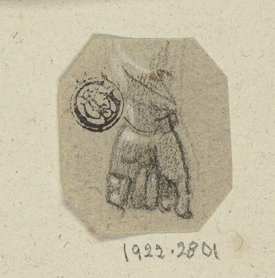 Puristettu vasen käsi tekijältä Unknown artist