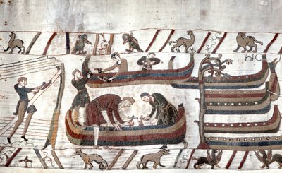 Laivojen rakentaminen Guillaumen tilauksesta - Bayeux