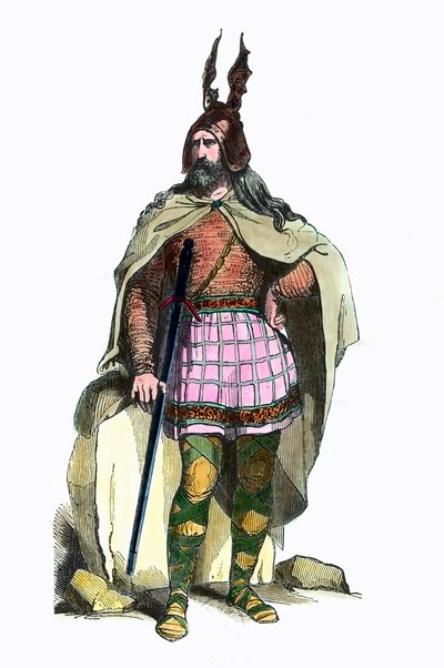 Rooman vallan alaisen gallialaisen kokin puku tekijältä Unknown artist