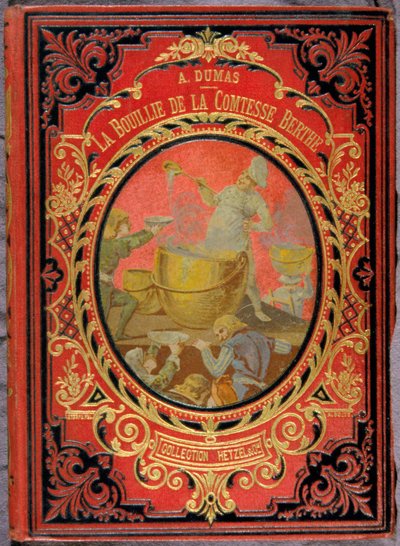Kansi kirjan "" La Bouille de la Comtesse Berthe"" kirjoittaja Alexandre Dumas, Hetzel-kokoelma. tekijältä Unknown artist
