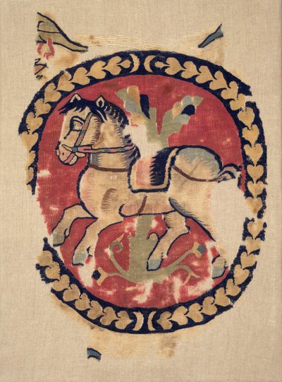 Verhofragmentti laukkaavalla hevosella tekijältä Unknown artist