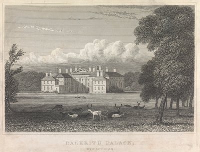 Dalkeith Palace, Midlothian; sivu 86 (Nide 1) tekijältä Unknown artist