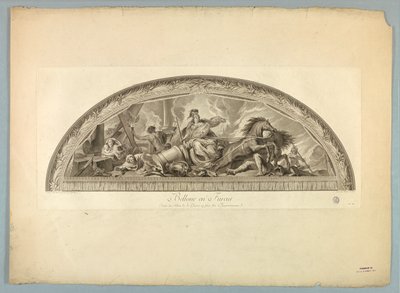 Lebrunin ja Mignardin koristeet Versaillesin palatsissa tekijältä Unknown artist