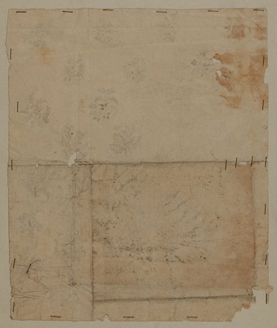 Piirustus, 1700-luvun loppupuoli tekijältä Unknown artist