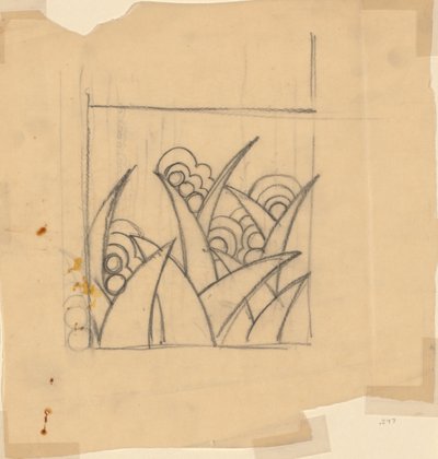 Suunnittelu tekstiiliä tai tapettia varten tekijältä Unknown artist