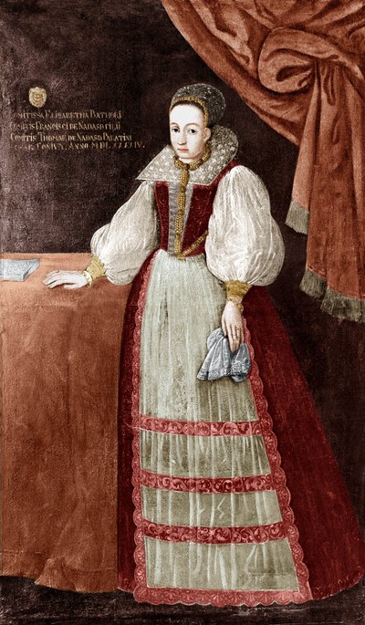 Elizabeth Bathory (öljy kankaalle) tekijältä Unknown artist
