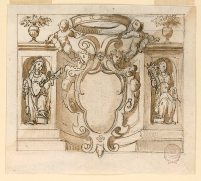 Escutcheon vaakunaa varten tekijältä Unknown artist