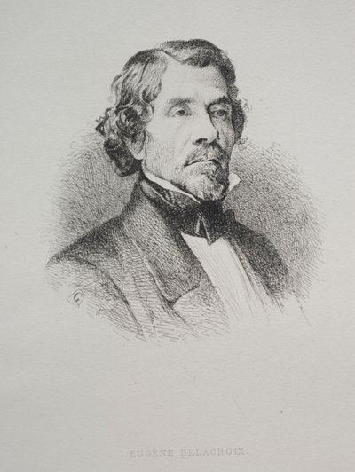 Eugène Delacroix tekijältä Unknown artist