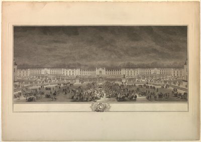 Festivaali Ranskan Ludvig XV:n kunniaksi tekijältä Unknown artist