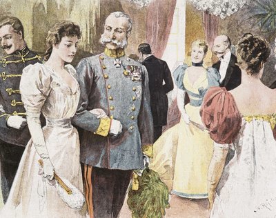 Juhlat Itävallassa: Francois Joseph I tekijältä Unknown artist